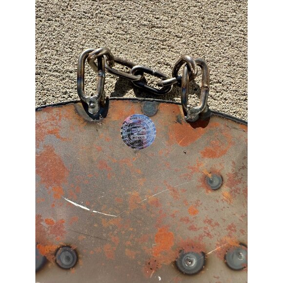 Route 66 Distressed Metal Wall Art Sign Chain Hanging  Vintage-Inspired Black & - Picture 9 of 9